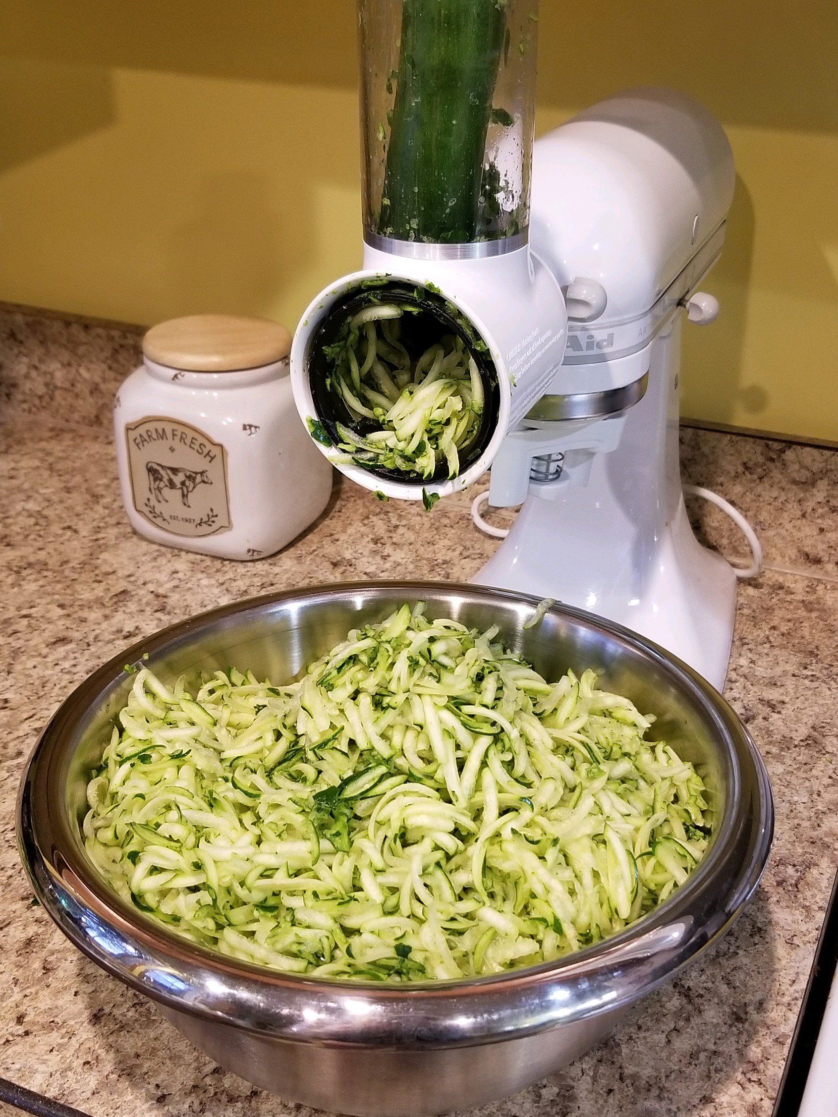 How to freeze zucchini for baking. - Crisp Country Acres